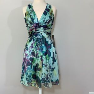 ABS Allen Schwartz Silk Floral Dress - NWT